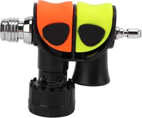 Drfeify Double Frequency Diving Signaler, Stainless Steel, 125-130 dB Sound Level, Orange and Yellow Buttons in Saudi Arabia