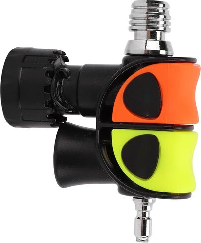 Drfeify Double Frequency Diving Signaler, Stainless Steel, 125-130 dB Sound Level, Orange and Yellow Buttons in Saudi Arabia