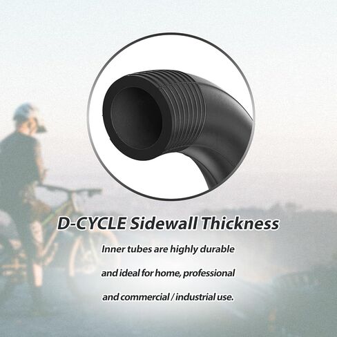 Heavy Duty 10x2.125/10 x 2 Tire and Inner Tube with Bent Valve Stem for Smart Electric Balance Scooter Bike, Stroller, Bicycle, Tricycle 10" inch Unicycle in Kuwait