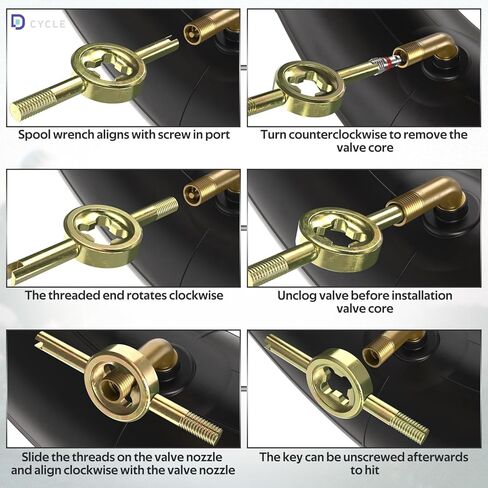 Heavy Duty 10x2.125/10 x 2 Tire and Inner Tube with Bent Valve Stem for Smart Electric Balance Scooter Bike, Stroller, Bicycle, Tricycle 10" inch Unicycle in Kuwait