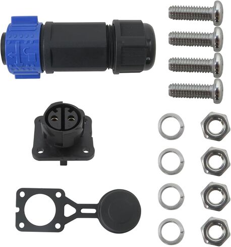 Trolling Motor Plug Receptacle Set, 12V/24V/ 36V/48V Plug for Trolling Motor, Electric Down Riggers, Deep Drop Electric Fishing Reels and DC Powered Connector in Saudi Arabia