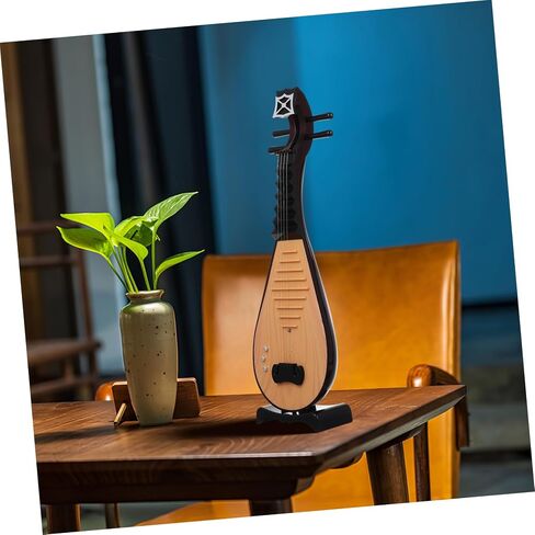 Homoyoyo 1pc Simulation Chinese Lute Model Vintage Decor Elegant Photo Prop for Ancient Costume Photography Chic Design High Simulation for Home and Party Decoration in Saudi Arabia