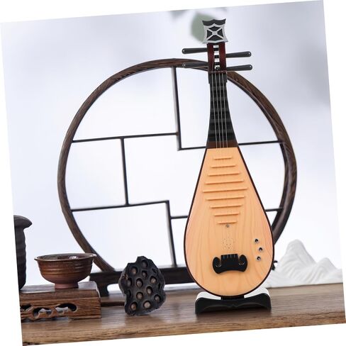 Homoyoyo 1pc Simulation Chinese Lute Model Vintage Decor Elegant Photo Prop for Ancient Costume Photography Chic Design High Simulation for Home and Party Decoration in Saudi Arabia