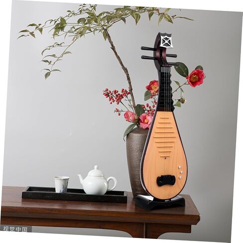 Homoyoyo 1pc Simulation Chinese Lute Model Vintage Decor Elegant Photo Prop for Ancient Costume Photography Chic Design High Simulation for Home and Party Decoration in Saudi Arabia