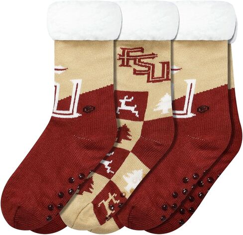 FOCO Florida State Seminoles NCAA Womens Fan Footy 3 Pack Slipper Socks in Saudi Arabia