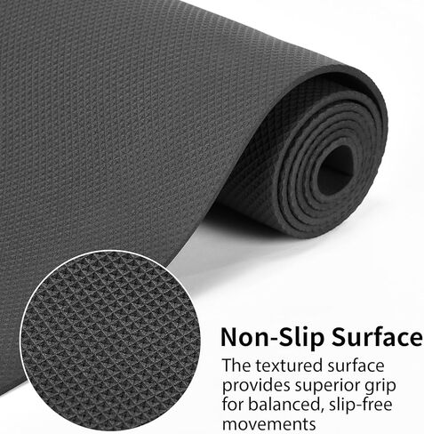 10 قطع من سجادات اليوجا، مقاس 68 بوصة × 24 بوصة × 4 مم سميكة للأطفال والكبار، مجموعة سجادات رياضية مضادة للانزلاق ومقاومة للتمزق لليوجا في الهواء الطلق، أو البيلاتس أو التمرين in Kuwait