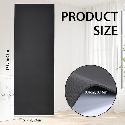 10 قطع من سجادات اليوجا، مقاس 68 بوصة × 24 بوصة × 4 مم سميكة للأطفال والكبار، مجموعة سجادات رياضية مضادة للانزلاق ومقاومة للتمزق لليوجا في الهواء الطلق، أو البيلاتس أو التمرين in Kuwait