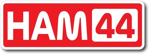 HAM 44 Sticker - HAM001 in Saudi Arabia