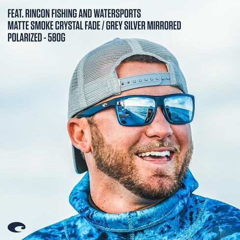 Costa Del Mar Men's Rincon Fishing and Watersports Rectangular Sunglasses in Saudi Arabia