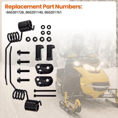 860201728 ماكينات خدش الجليد ذات النمط الزنبركي المتوافقة مع Ski-Doo Summit 600 800R 850 استبدال 860201140، 860201761 in Kuwait
