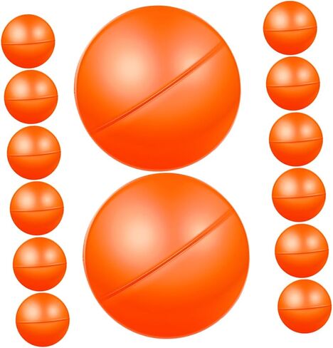 Alipis 20PCS Hollow Plastic Raffle Balls for Party Games – Bright Orange Drawing Balls Reusable Bingo Game Props for Group Activities and Events in Saudi Arabia