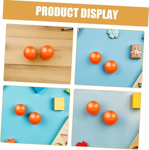 Alipis 20PCS Hollow Plastic Raffle Balls for Party Games – Bright Orange Drawing Balls Reusable Bingo Game Props for Group Activities and Events in Saudi Arabia