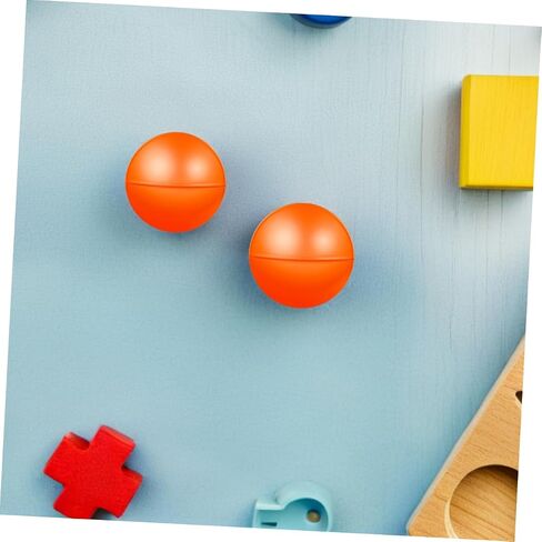Alipis 20PCS Hollow Plastic Raffle Balls for Party Games – Bright Orange Drawing Balls Reusable Bingo Game Props for Group Activities and Events in Saudi Arabia
