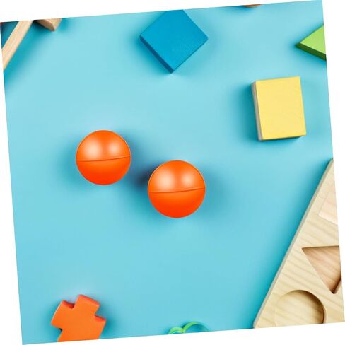 Alipis 20PCS Hollow Plastic Raffle Balls for Party Games – Bright Orange Drawing Balls Reusable Bingo Game Props for Group Activities and Events in Saudi Arabia
