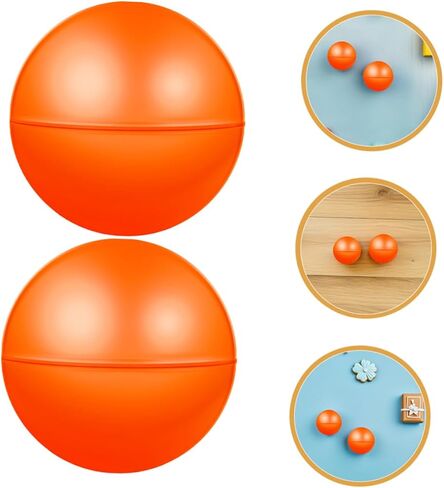 Alipis 20PCS Hollow Plastic Raffle Balls for Party Games – Bright Orange Drawing Balls Reusable Bingo Game Props for Group Activities and Events in Saudi Arabia