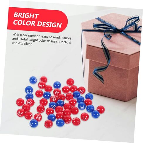 1 Pack Colored Lottery Game Balls Raffle Props for Parties Game Balls Bright Colors for Easy Identification for Drawings and Celebrations in Saudi Arabia