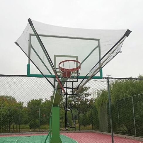 Portable Basketball Shot Returner Net - Metal Rebounder for Training, Adjustable Hanging System, Includes Storage Bag, Ideal for Practice and Improved Shooting Skills in Saudi Arabia