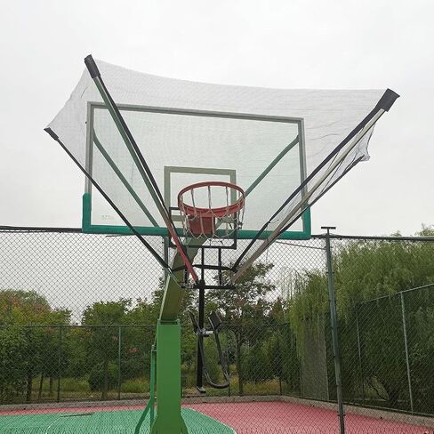 Portable Basketball Shot Returner Net - Metal Rebounder for Training, Adjustable Hanging System, Includes Storage Bag, Ideal for Practice and Improved Shooting Skills in Saudi Arabia