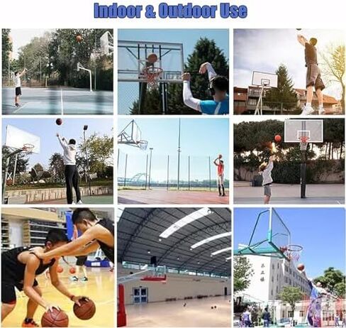 Portable Basketball Shot Returner System - Rebounder Net Trainer for Kids, Teens, Adults - Foldable Metal Hanging Device for Beginners - Enhance Shooting Skills in Saudi Arabia