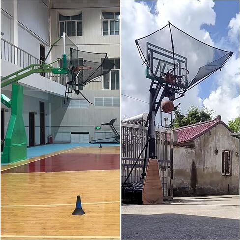 Heavy Duty Basketball Return Attachment for Teens & Adults – Efficient Rebounder Net for Shot Training at Home, Parks & Gyms – Ultimate Ball Returner for Youth Basketball Practice in Saudi Arabia