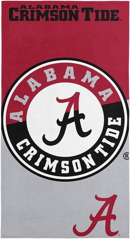 Northwest Alabama Crimson Tide NCAA Incisor Micro Fiber Beach Towel 30 x 60 Inches in Saudi Arabia