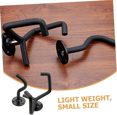 UPKOCH Wall-Mounted Guitar Hanger for Acoustic Electric and Ukulele 194mm Short Hook Sturdy Iron Construction Easy Installation for Home Display in Saudi Arabia