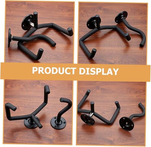 UPKOCH Wall-Mounted Guitar Hanger for Acoustic Electric and Ukulele 194mm Short Hook Sturdy Iron Construction Easy Installation for Home Display in Saudi Arabia