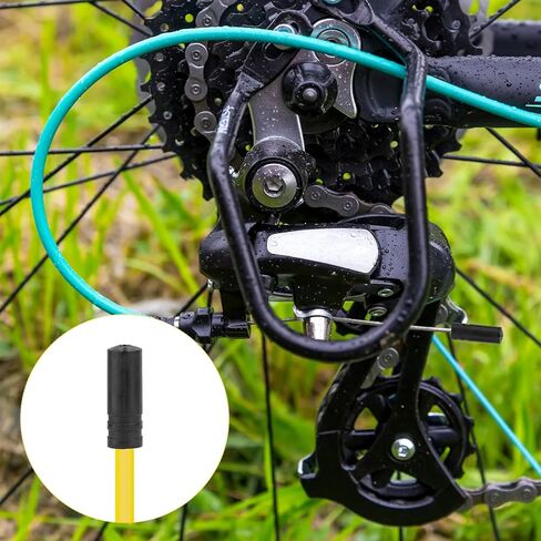 100pcs Bike Cable End Caps for Bike Shift & Brake Cables, 4mm & 5mm Bicycle Cable Ends Crimps Black End Tips Cycling Housing Caps for Road Mountain Bicycle in Saudi Arabia