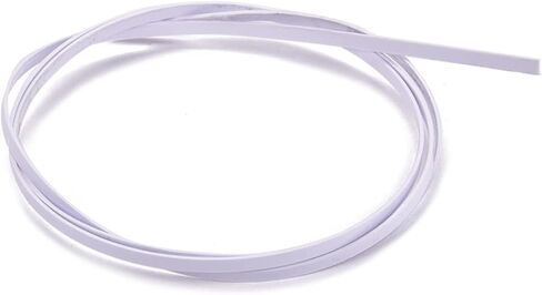White Guitar Binding Strip 1650x6x1mm Acoustic Guitar Binding Material Lightweight and Durable in Saudi Arabia