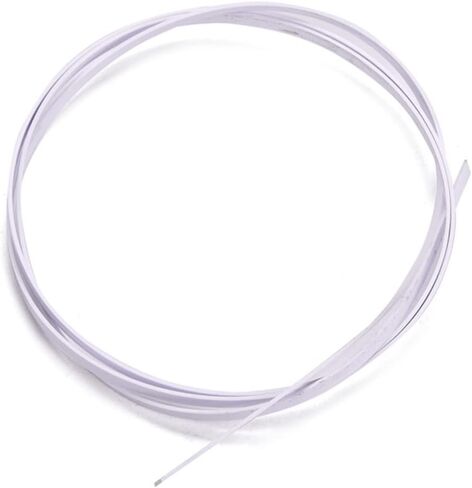 White Guitar Binding Strip 1650x6x1mm Acoustic Guitar Binding Material Lightweight and Durable in Saudi Arabia