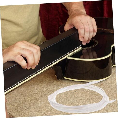 8pcs Guitar Edge Purfling Strips Durable Decorative Guitar Edge Protection Fit Easy Installation Scratch Resistant in Saudi Arabia