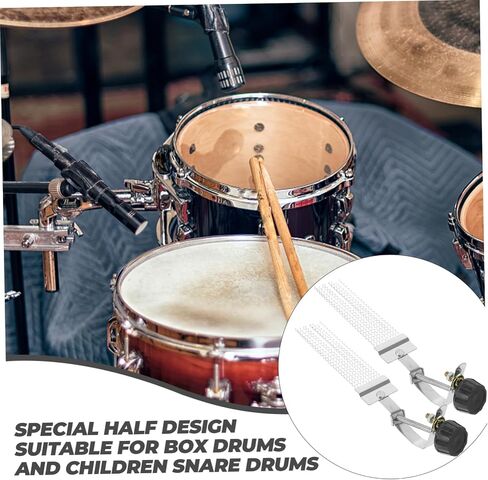 Sosoport 2pcs Sturdy Snare Drum Wire Replacement Kit Percussion String Belt for Snare Drums Accessory for Drummers Compatible Models in Saudi Arabia