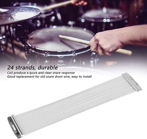 Snare Drum Wire Strap 24 Strand Replacement for 13in Box Drum Parts Metal Percussion Accessories in Saudi Arabia