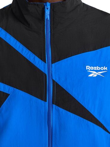 سترة رياضية للرجال من ريبوك، مقاس قياسي، نسيج نايلون خفيف الوزن in Kuwait