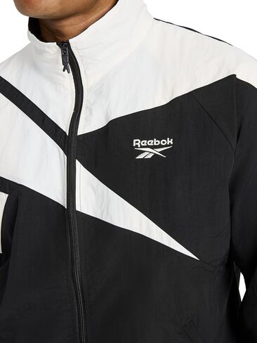 Reebok Men's Track Jacket, Standard Fit, Lightweight Nylon Fabric in Saudi Arabia