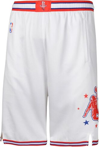 هيوستن روكتس NBA Kids Youth 8-20 White 2023/24 City Edition On-Court Swingman Performance Shorts in Saudi Arabia