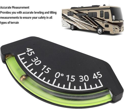 مقياس ميل مستوى 45 درجة من Ciciglow، مقياس مستوى الميل عالي الدقة لمقطورة المركبات على الطرق الوعرة أو شاحنة RV أو القارب سهل التركيب in Saudi Arabia