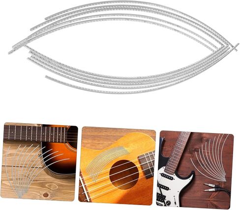 Vaguelly 10pcs 200mm Copper Guitar Fret Wire Set for Electric and Folk Guitars Essential Accessories and Tools for Luthiers and Repair in Saudi Arabia