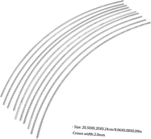 Vaguelly 10pcs 200mm Copper Guitar Fret Wire Set for Electric and Folk Guitars Essential Accessories and Tools for Luthiers and Repair in Saudi Arabia