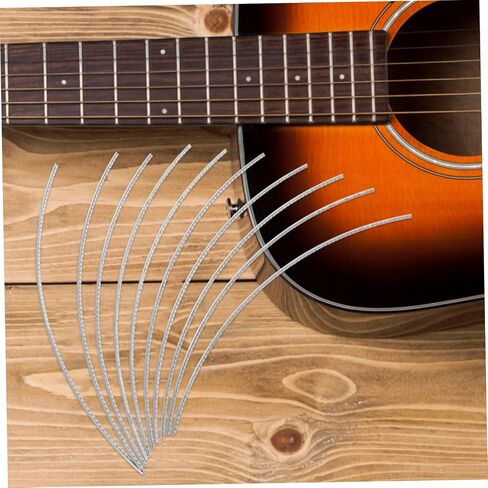 Vaguelly 10pcs 200mm Copper Guitar Fret Wire Set for Electric and Folk Guitars Essential Accessories and Tools for Luthiers and Repair in Saudi Arabia