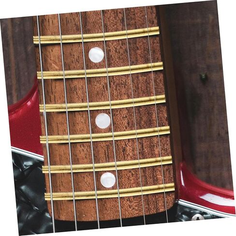 19pcs Guitar Fret Wire Fret Wires for Acoustic and Classical Guitars Easy Installation Smooth and Lightweight Supplies in Saudi Arabia
