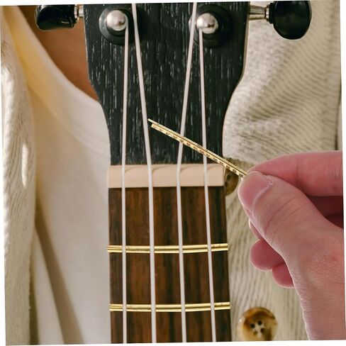 19pcs Guitar Fret Wire Fret Wires for Acoustic and Classical Guitars Easy Installation Smooth and Lightweight Supplies in Saudi Arabia