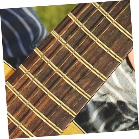 19pcs Guitar Fret Wire Fret Wires for Acoustic and Classical Guitars Easy Installation Smooth and Lightweight Supplies in Saudi Arabia