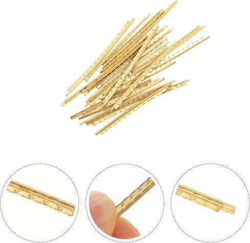 40pcs Guitar Fret Upgrade Parts Fret Lines for Electric Guitars Easy Install Corrosion Resistant in Saudi Arabia