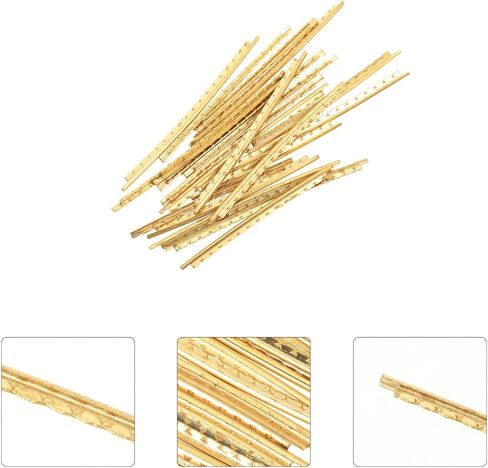 40pcs Guitar Fret Upgrade Parts Fret Lines for Electric Guitars Easy Install Corrosion Resistant in Saudi Arabia