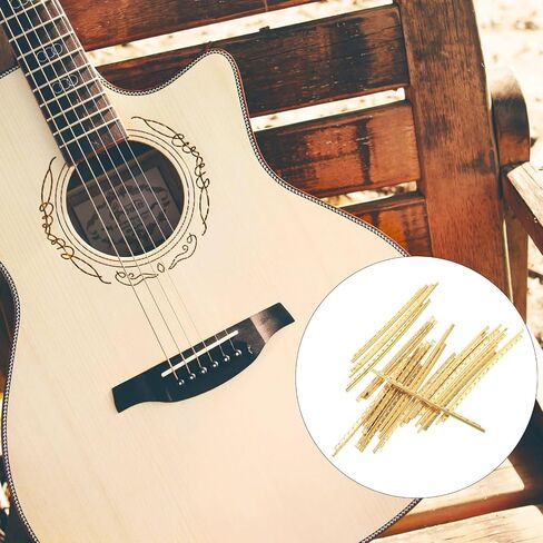 40pcs Guitar Fret Upgrade Parts Fret Lines for Electric Guitars Easy Install Corrosion Resistant in Saudi Arabia