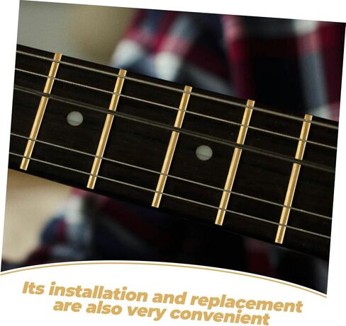 Vaguelly 19pcs Guitar Fret Wires Acoustic Fret Wire for Classical Guitars Easy Replacement Accessories for Enthusiasts in Saudi Arabia