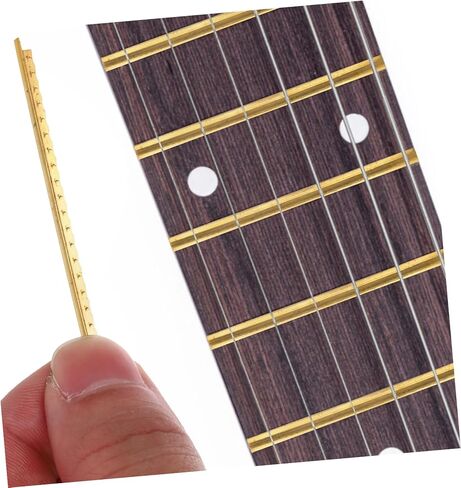 Vaguelly 19pcs Guitar Fret Wires Acoustic Fret Wire for Classical Guitars Easy Replacement Accessories for Enthusiasts in Saudi Arabia