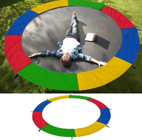 Trampoline Surround Pad Outdoor Trampoline Safety Mat, Trampoline Side Cover Replacement Safety Mat PVC Trampoline Edge Cover in Saudi Arabia