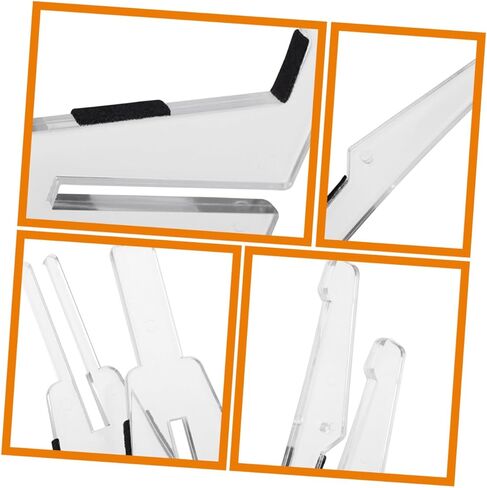 Detachable Clarinet Stand Wind Instrument Holder Stable Support Display for Flutes Portable Compact Music Instrument Rack Transparent in Saudi Arabia